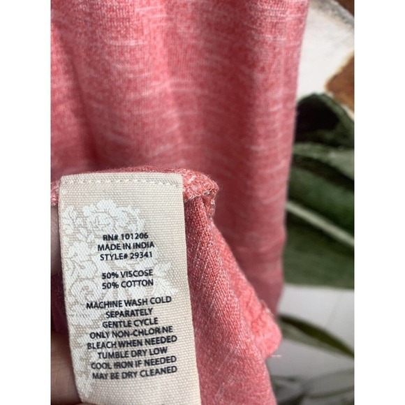 Soft Surroundings Dress PXS Electra Cold Shoulder Maxi Dress Viscose Cotton - Picture 6 of 6